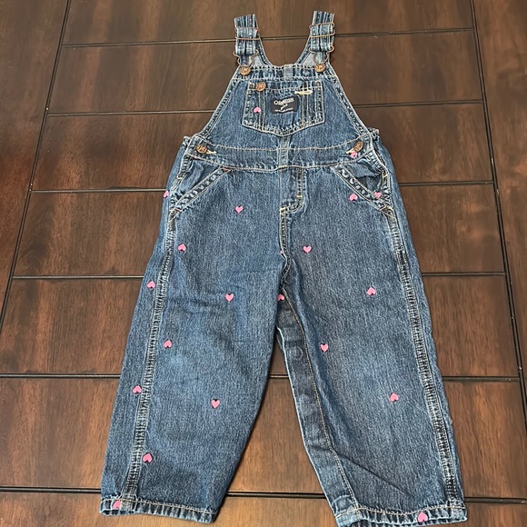 1960s-1970'S Osh Kosh denim overalls, men's size W35 (approx.), vintage. unclear blue type Vintage Second Hand